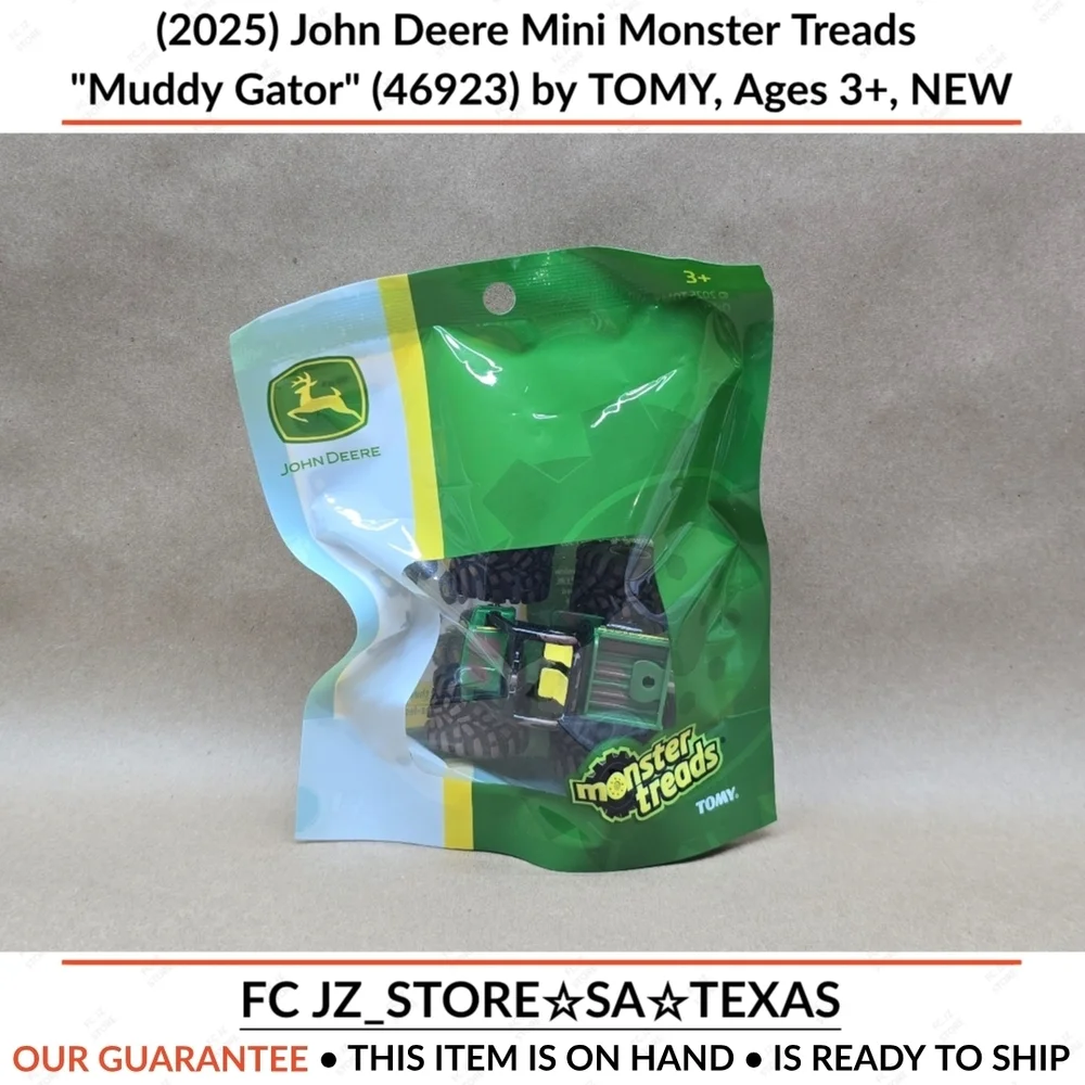 John Deere Mini Monster Treads Toy Car - Green - Picture 1 of 8
